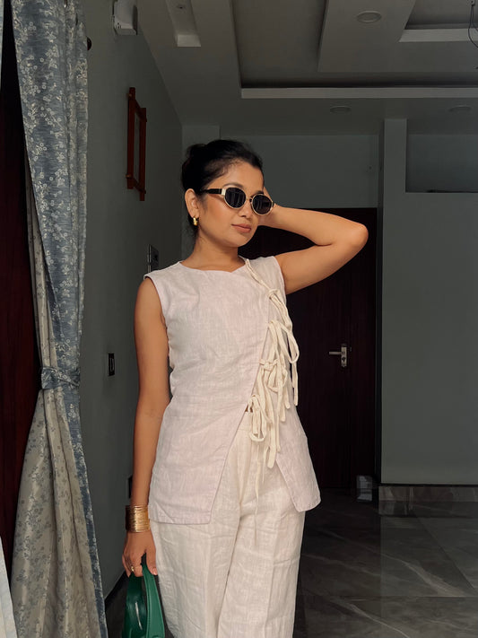 TIE ME UP OFF WHITE TOP