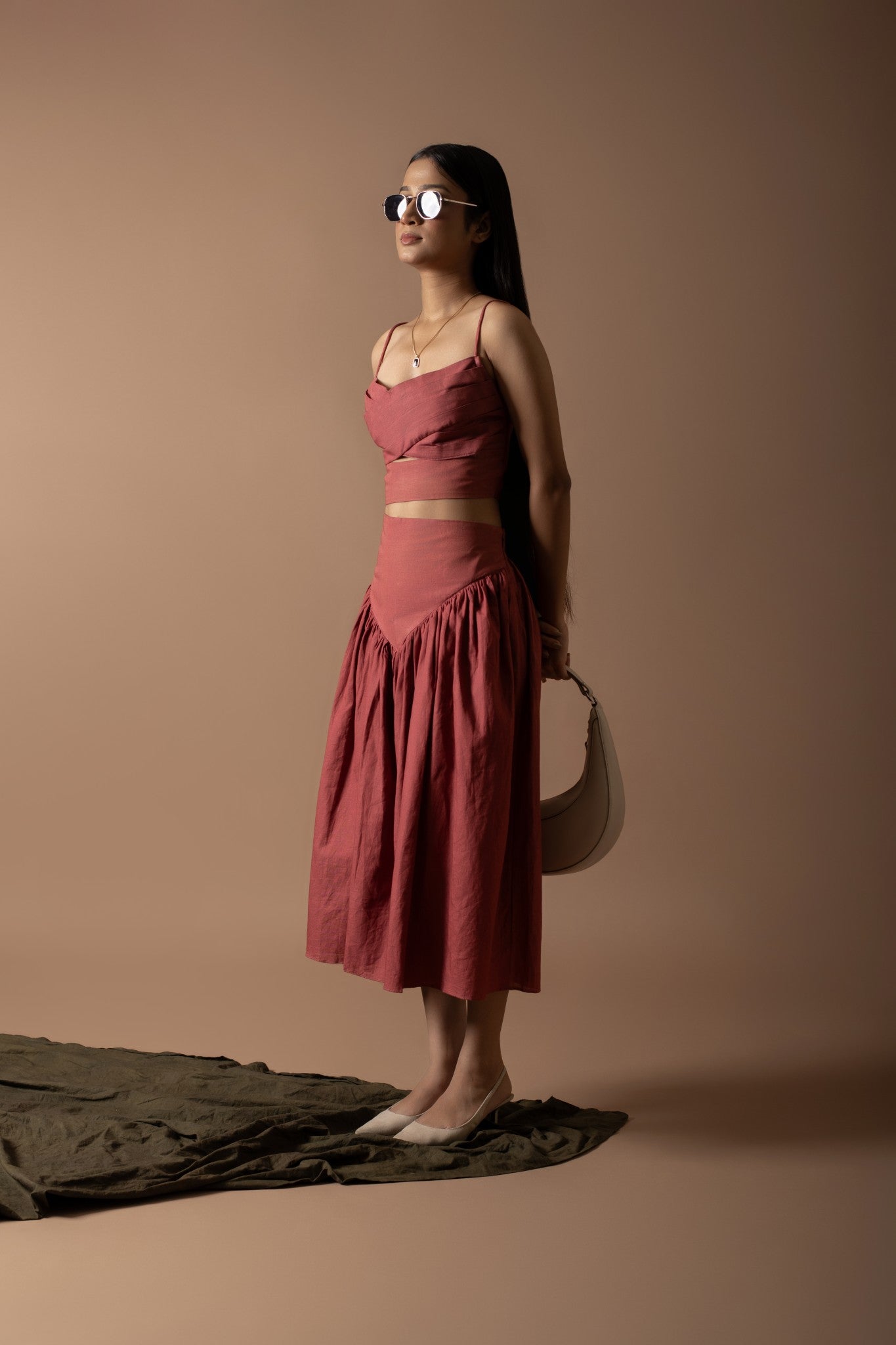 EMMA RUST SKIRT SET