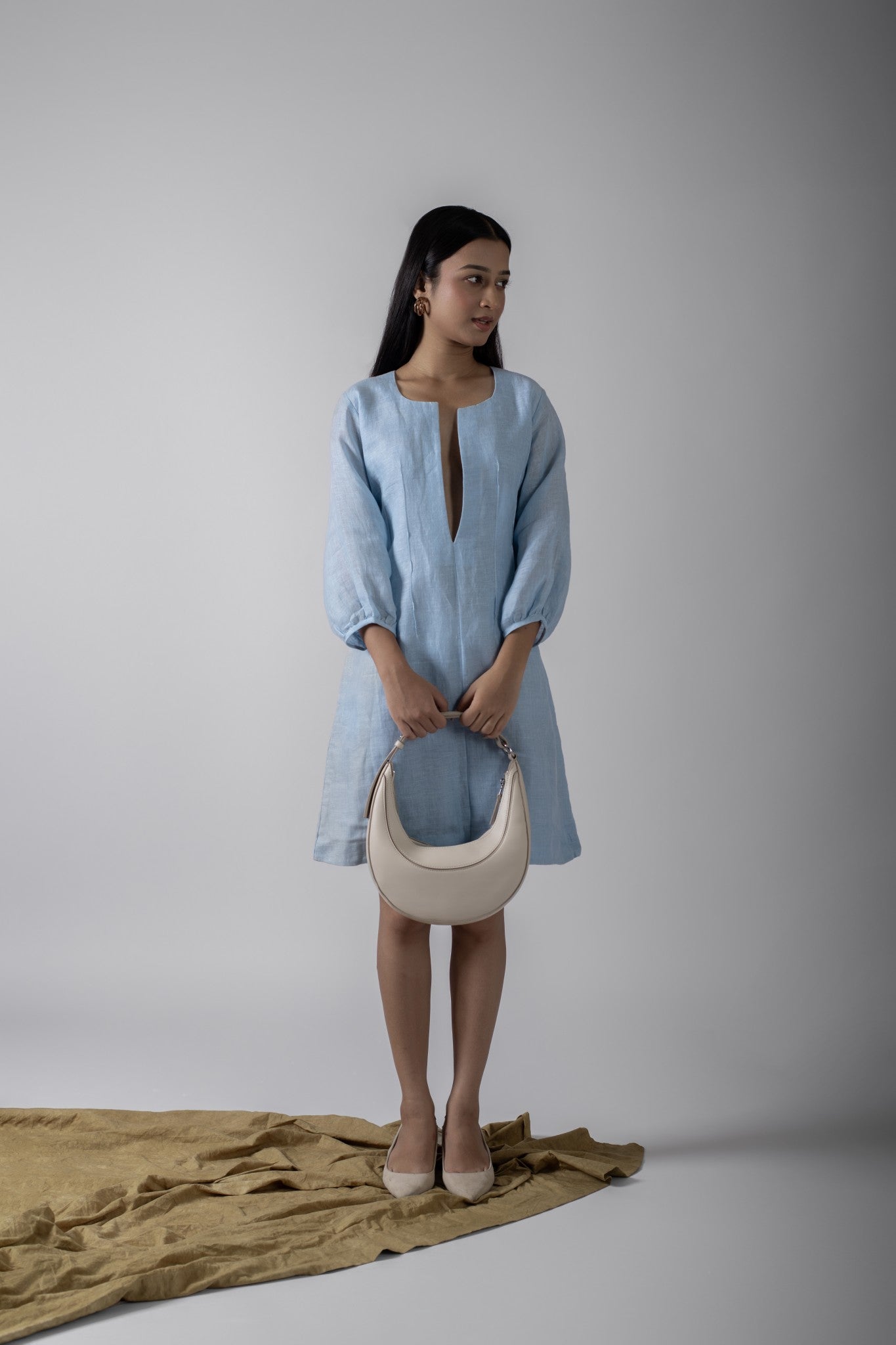 EMILY BLUE SHORT DRESS