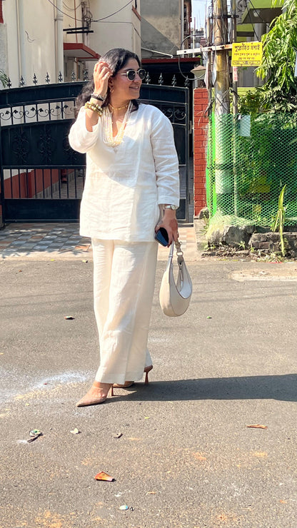 Aarzu Linen Kurta Set
