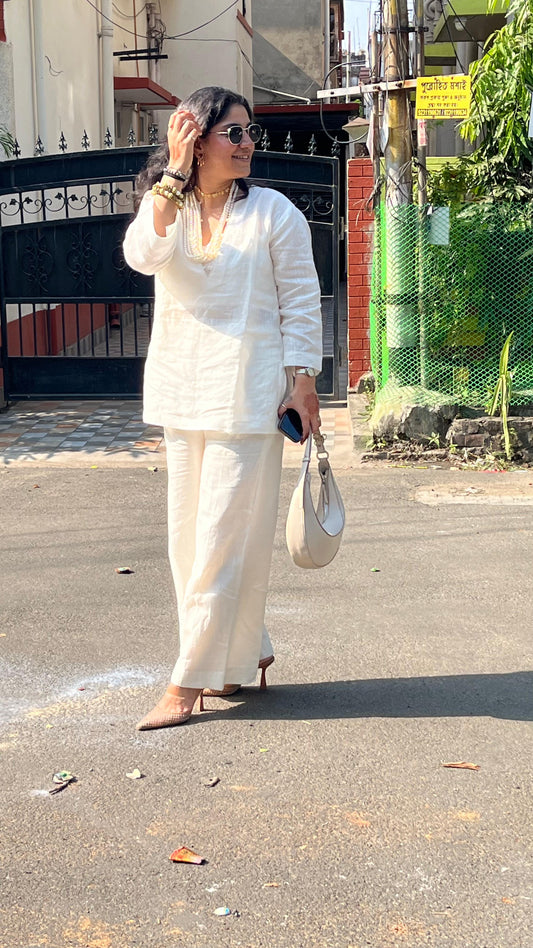 Aarzu Linen Kurta Set