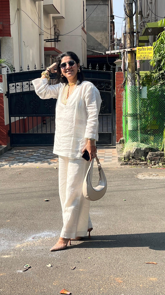Aarzu Linen Kurta Set