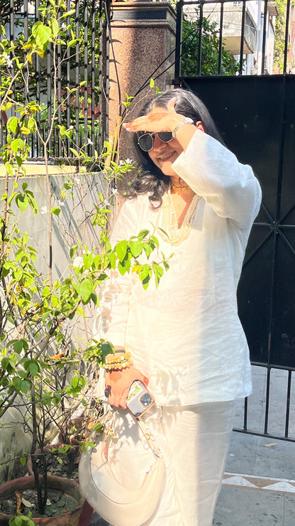 Aarzu Linen Kurta Set