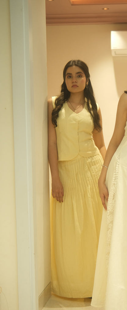 POPPY LINEN SKIRT SET