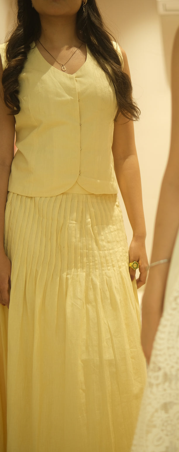 POPPY LINEN SKIRT SET