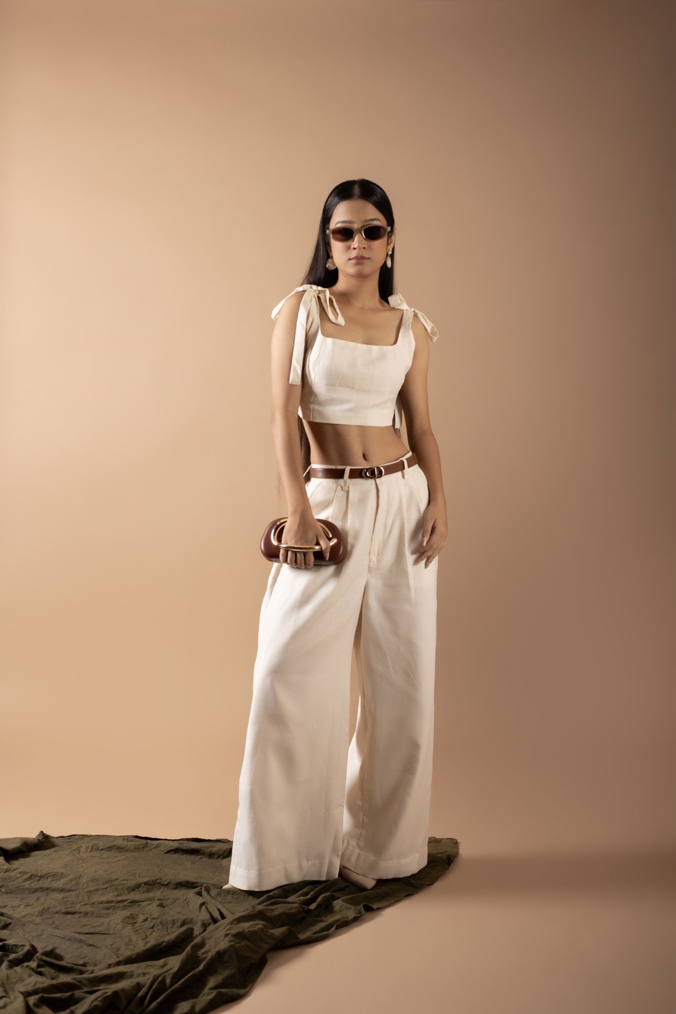 JENNIFER OFF WHITE PANT SET