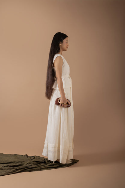 MIA OFF WHITE SKIRT SET