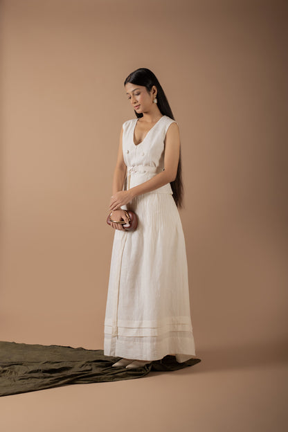 MIA OFF WHITE SKIRT SET