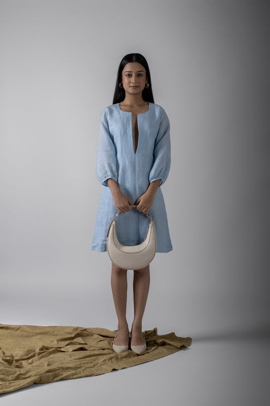 EMILY BLUE SHORT DRESS