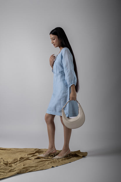 EMILY BLUE SHORT DRESS